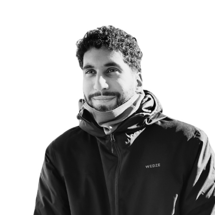 Laith El Mershati, portrait en montagne